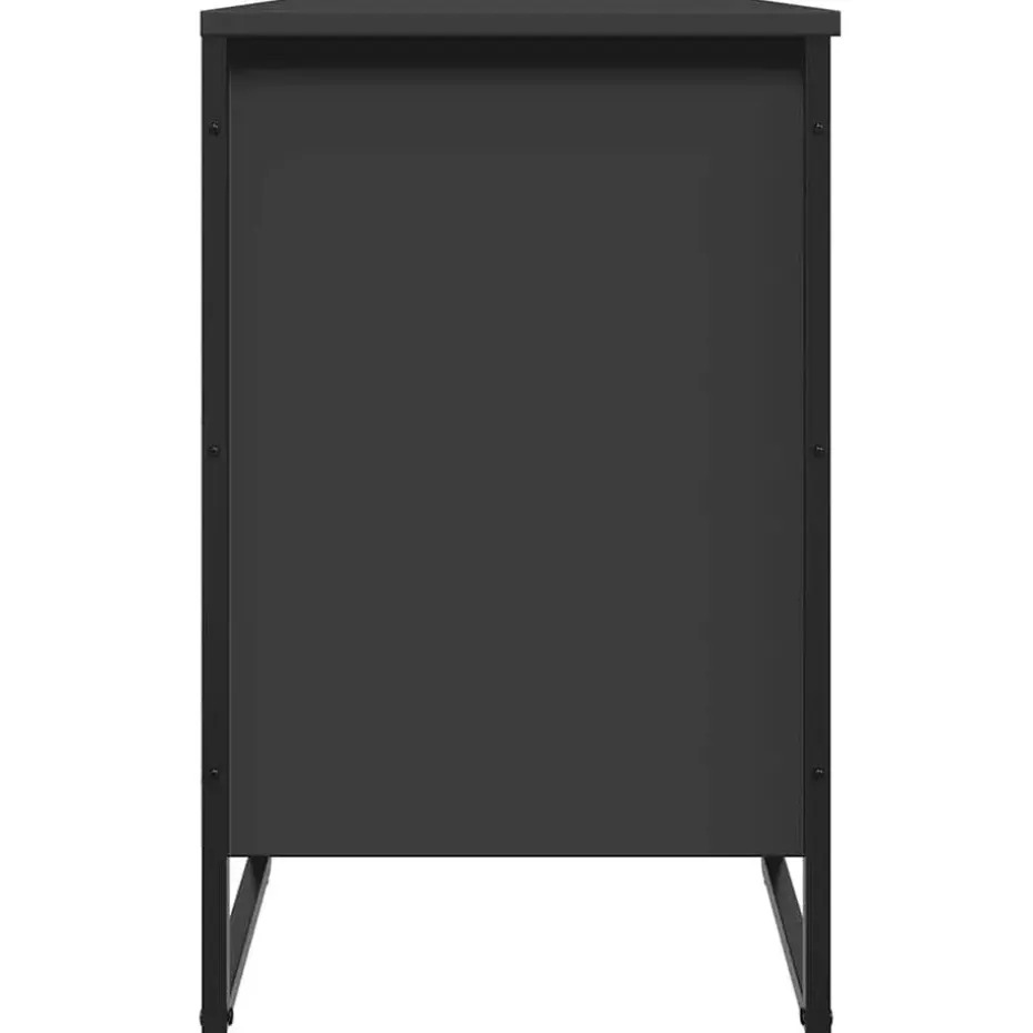 vidaXL - Schoenenkast 9 paar met 9 vakken - Zwart - Bewerkt hout - 90x38x61.5 cm