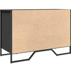 vidaXL - Schoenenkast 9 paar met 9 vakken - Zwart - Bewerkt hout - 90x38x61.5 cm