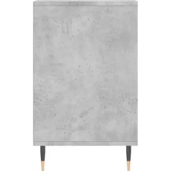 vidaXL - Schoenenkast 10 paar met metalen poten - Betongrijs - 102x36x60 cm