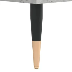 vidaXL - Schoenenkast 10 paar met metalen poten - Betongrijs - 102x36x60 cm