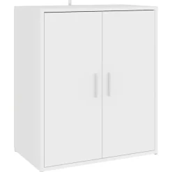 vidaXL - Schoenenkast - Wit - Bewerkt hout - 60 x 35 x 70 cm