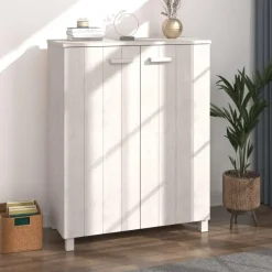 vidaXL - Schoenenkast - Wit - Grenenhout