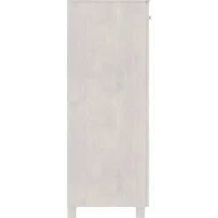 vidaXL - Schoenenkast - Wit - Grenenhout