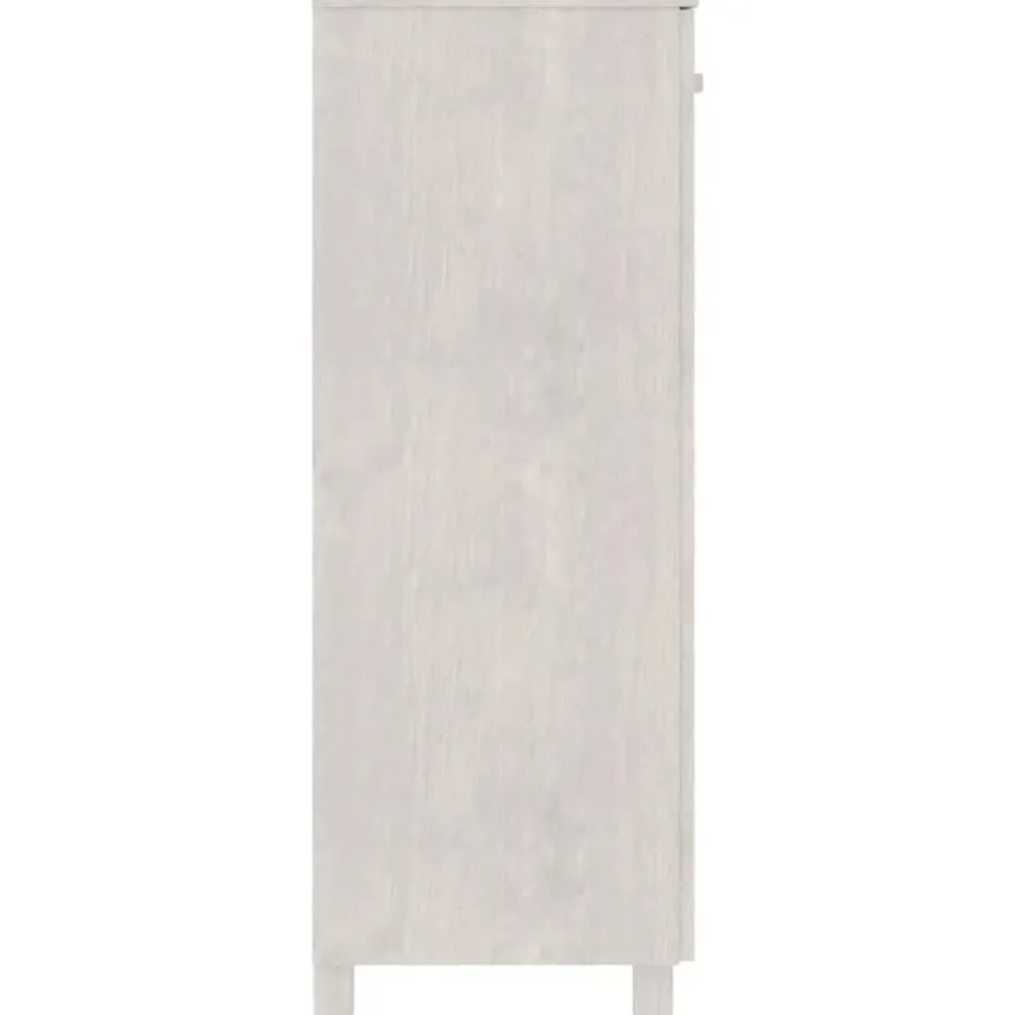 vidaXL - Schoenenkast - Wit - Grenenhout