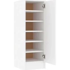 vidaXL - Schoenenkast - Wit - Bewerkt hout - 31.5 x 35 x 92 cm