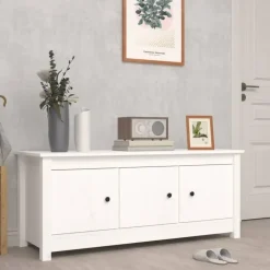 vidaXL - Schoenenkast - Wit - Grenenhout