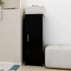 vidaXL - Schoenenkast - Zwart - Bewerkt hout - 31.5 x 35 x 92 cm