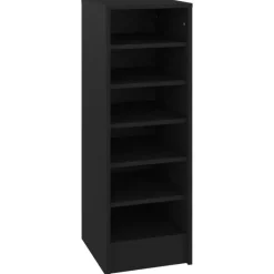 vidaXL - Schoenenkast - Zwart - Bewerkt hout - 31.5 x 35 x 92 cm