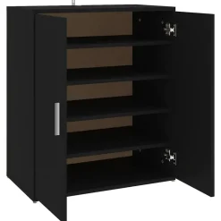 vidaXL - Schoenenkast - Zwart - Bewerkt hout - 60 x 35 x 70 cm