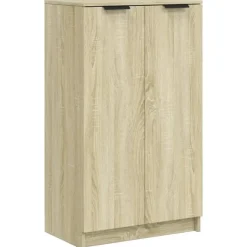 vidaXL - Schoenenrek - Bruin - Bewerkt hout