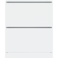 vidaXL - Schoenenrek - Wit - Bewerkt hout - 80 x 34 x 96.5 cm