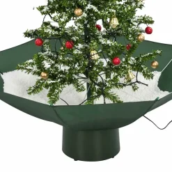vidaXL - Sneeuwende Kerstboom - Groen - 75 x 60 cm