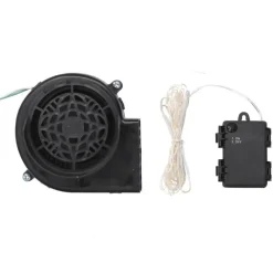 vidaXL - Sneeuwpop opblaasbaar met LED's 90x50x120 cm - Oxford stof