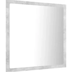 vidaXL - Spiegel - Grijs - Bewerkt hout