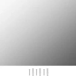 vidaXL - Spiegel - Zilver - Glas - 70 x 50 cm