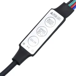 vidaXL - Spiegel - Zwart - Bewerkt hout