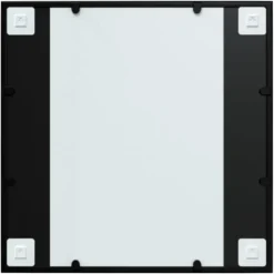 vidaXL - Spiegel - Zwart - Metaal - 60 x 60 cm