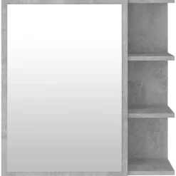 vidaXL - Spiegelkast - Grijs - Bewerkt hout