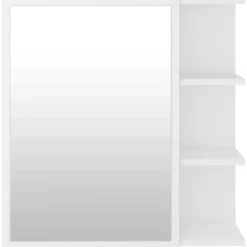 vidaXL - Spiegelkast - Wit - Bewerkt hout