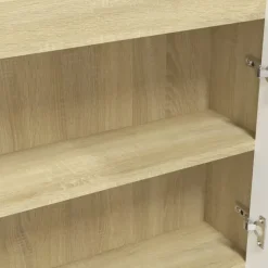 vidaXL - Spiegelkast - Wit - MDF