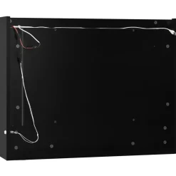 vidaXL - Spiegelkast - Zwart - MDF