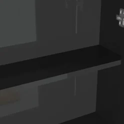 vidaXL - Spiegelkast - Zwart - MDF