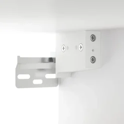 vidaXL - Spiegelkast met plank - Wit - Bewerkt hout en acryl - 64x20x67 cm