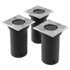 vidaXL - Spotlight - Zwart - Roestvrij staal - 3 stuks