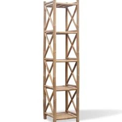 vidaXL - Staande Plank - Bruin - Bamboe