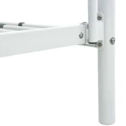 vidaXL - Stapelbed - Wit - metaal - 90x200 cm