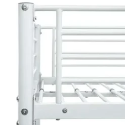 vidaXL - Stapelbed - Wit - metaal - 90x200 cm