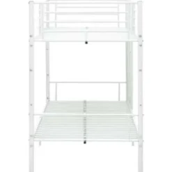 vidaXL - Stapelbed - Wit - metaal - 90x200 cm