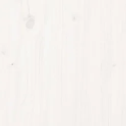 vidaXL - Stapelbed met zijladder - Wit - Massief grenenhout - 75x190 cm