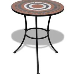 vidaXL - Stoel - Bruin - Keramiek