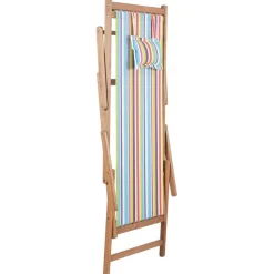 vidaXL - Strandstoel - Multikleur - Stof