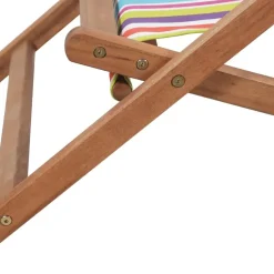 vidaXL - Strandstoel - Multikleur - Stof