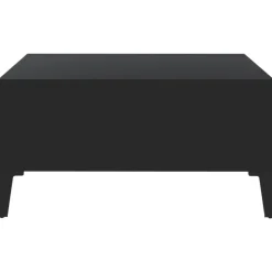 vidaXL - Tafel - Zwart - Bewerkt hout