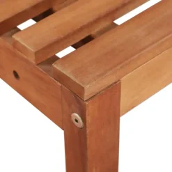 vidaXL - Tafel En Bankenset - Bruin - Hout