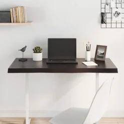 vidaXL - Tafelblad - Bruin - Eikenhout - 100 x 50 x 4 cm