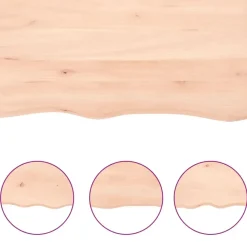 vidaXL - Tafelblad - Bruin - Hout - 120 x 60 x 4 cm