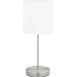 vidaXL - Tafellamp - Wit - Metaal - 2 stuks