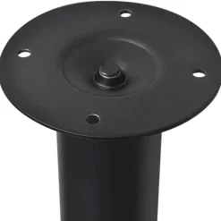 vidaXL - Tafelpoot - Zwart - IJzer - 4 stuks