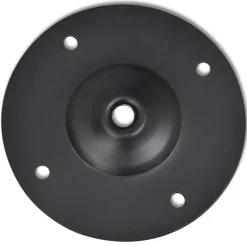 vidaXL - Tafelpoot - Zwart - IJzer - 4 stuks