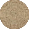 vidaXL - Tapijt - Beige - Jute - 120 cm