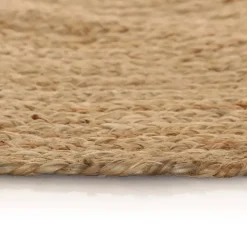 vidaXL - Tapijt - Beige - Jute - 120 cm