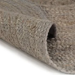 vidaXL - Tapijt - Grijs - Jute