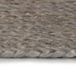 vidaXL - Tapijt - Grijs - Jute