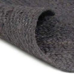 vidaXL - Tapijt - Grijs - Jute