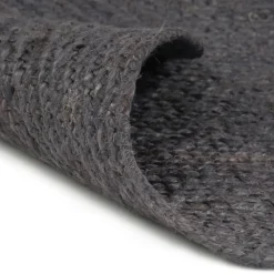 vidaXL - Tapijt - Grijs - Jute