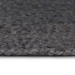 vidaXL - Tapijt - Grijs - Jute